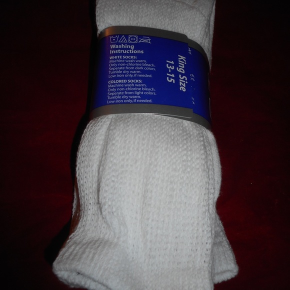 3 Pair King Size CSM Diabetic Cotton Blend Socks - Picture 3 of 5